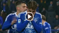 Nico Paz y un penal errado en la última jugada del partido.