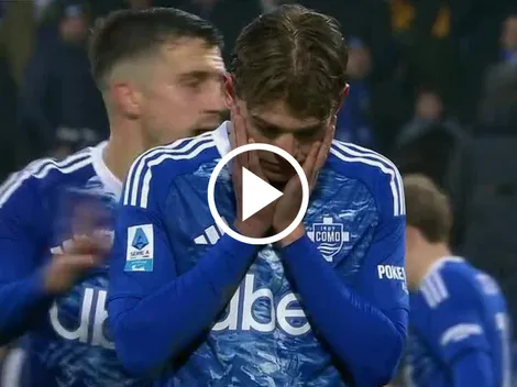 Nico Paz erró un penal en el último minuto y Como empató con Atalanta por la Serie A