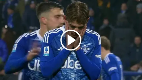 Nico Paz y un penal errado en la última jugada del partido.