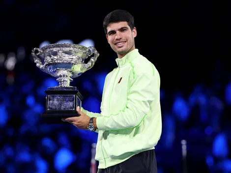 La doble estadística en la que Alcaraz superó a Djokovic, Federer y Nadal tras ganar el Australian Open