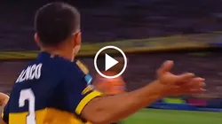 El festejo de Lautaro Blanco.