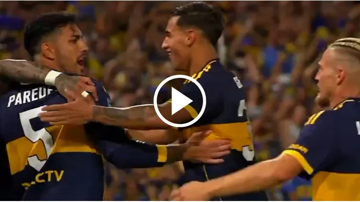 El gol de Leandro Paredes en Boca vs. Newell's por el Torneo Apertura 2026