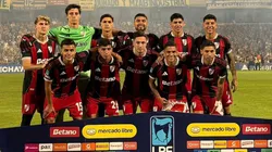 Los once titulares de River en Rosario.