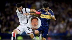 Changuito Zeballos en acción ante Newell's.