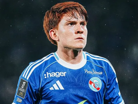 La dedicatoria especial de la Ligue 1 y del Racing de Estrasburgo para Valentín Barco