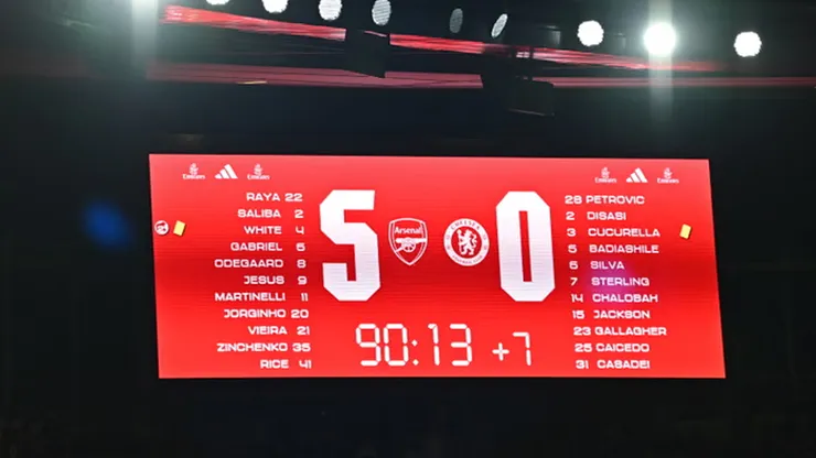 Arsenal domina el historial reciente ante Chelsea