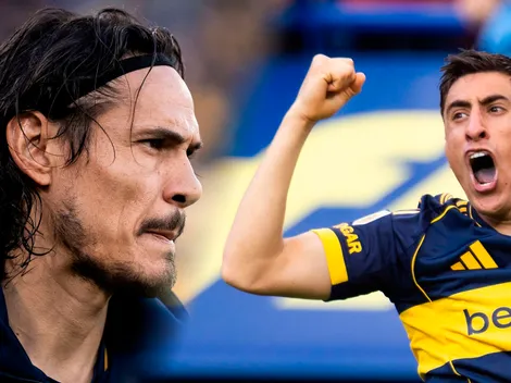 Cavani y Merentiel entrenaron a la par pensando en Vélez