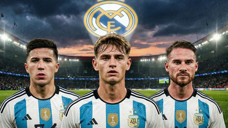 Enzo Fernández, Alexis Mac Allister y Nico Paz, en el radar del Real Madrid