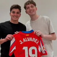 Julián Alvarez chicaneó a Davoo Xeneize y le recordó la final de Libertadores que River le ganó a Boca en Madrid