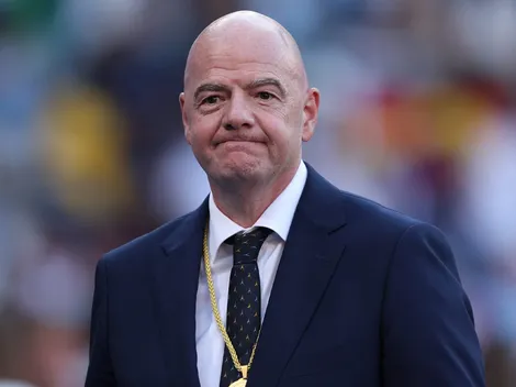 Infantino rompió el silencio tras el presunto caso de racismo de Prestianni a Vinícius