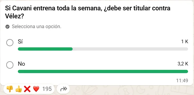 Los hinchas de Boca votaron en la encuesta de Bolavip.
