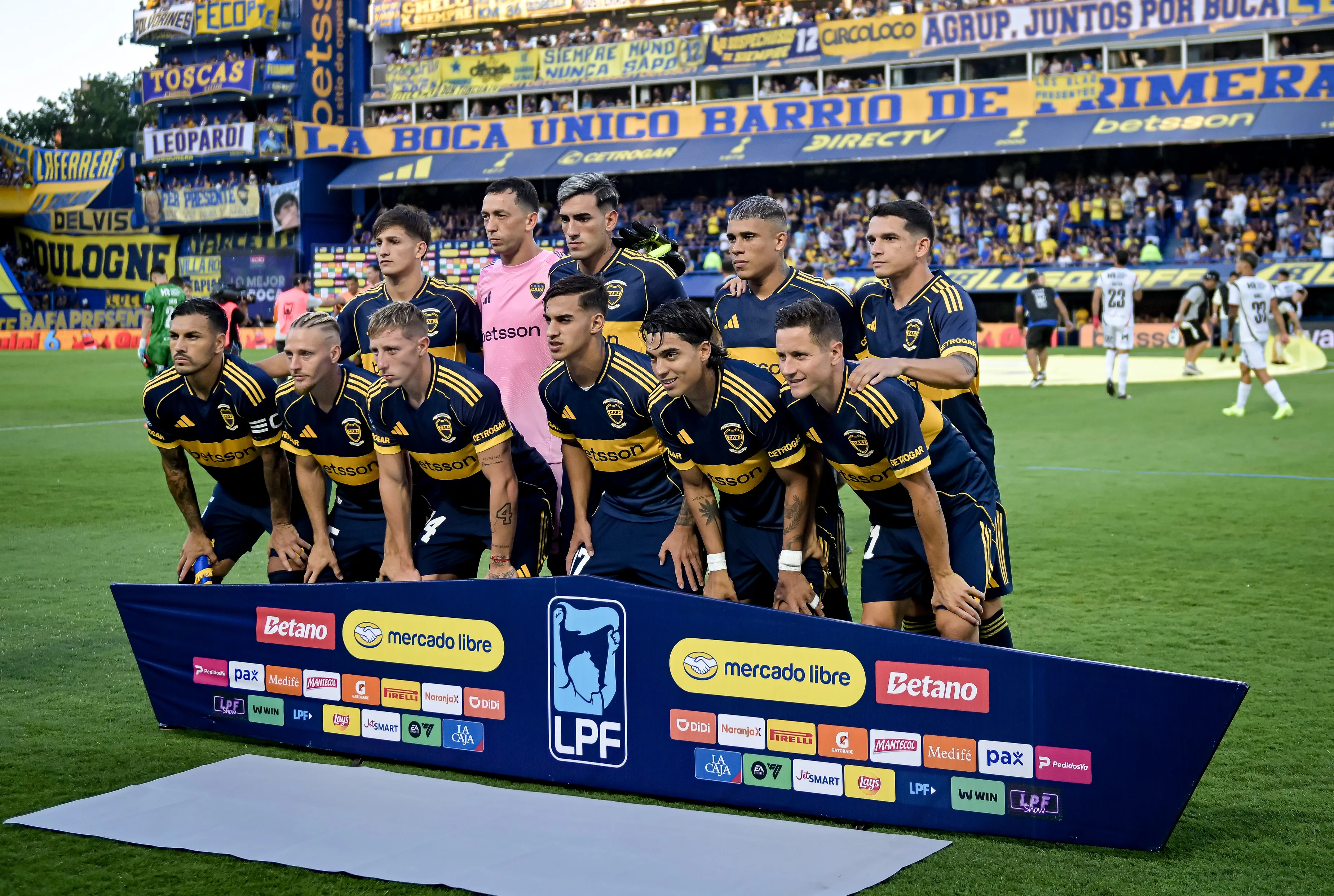 El equipo titular de Boca ante Newell’s. (Getty Images)