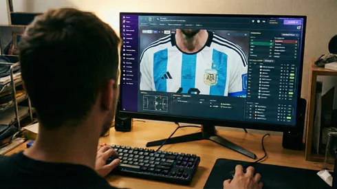 Un argentino, protagonista en Football Manager.