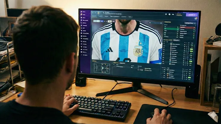 Un argentino, protagonista en Football Manager.