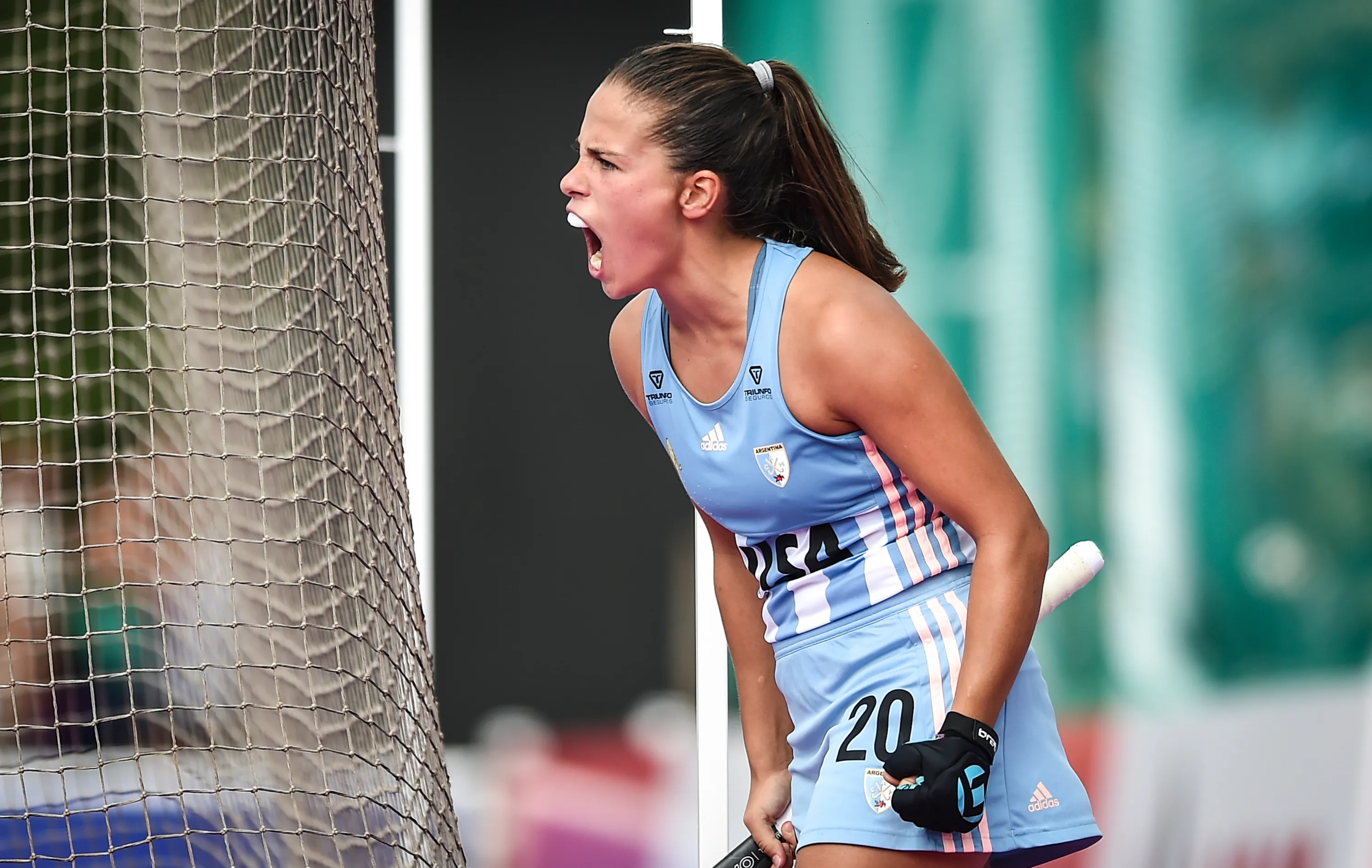 Lucina von der Heyde, durante su estadía en Las Leonas. (Getty Images)