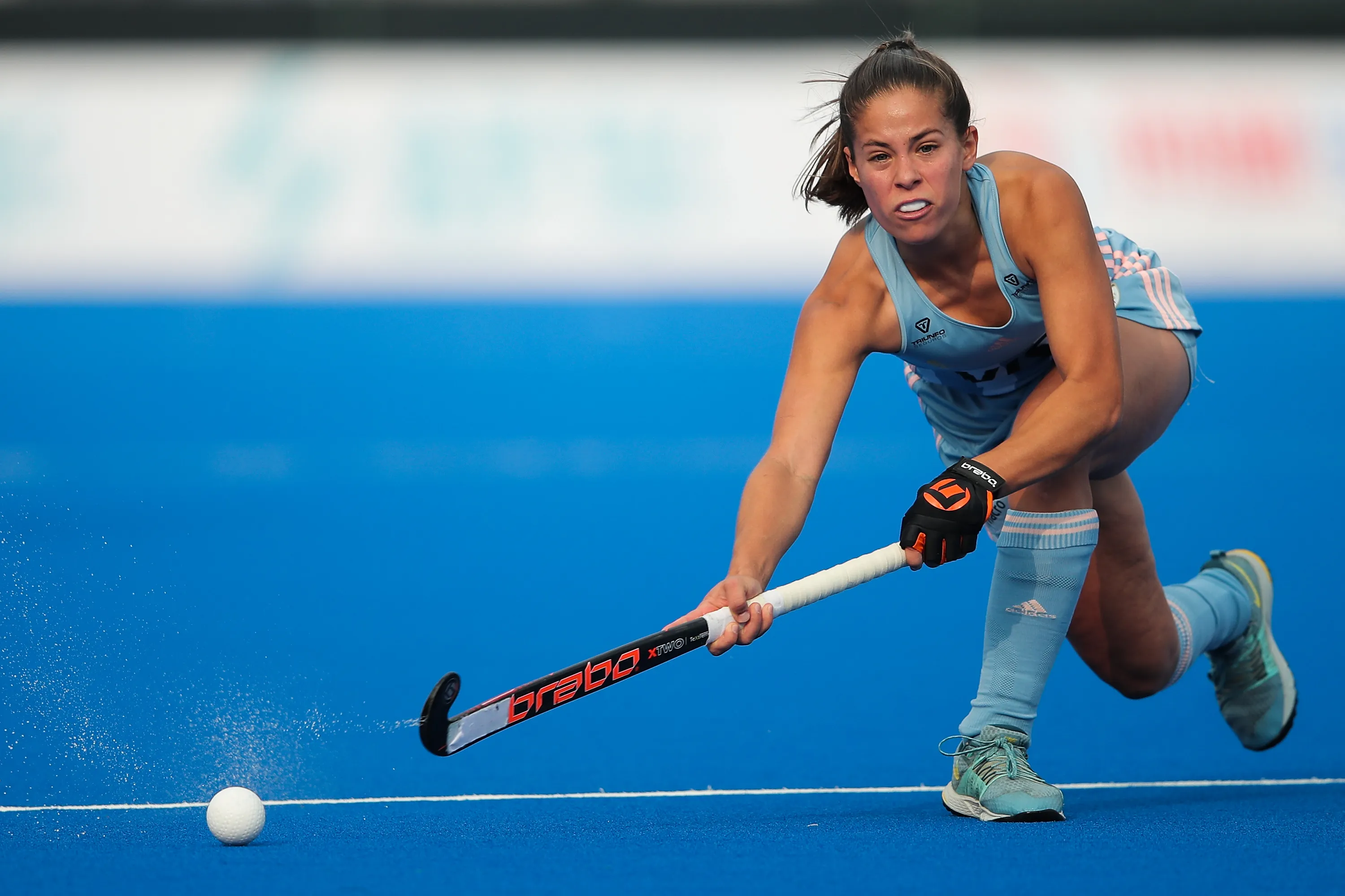 Lucina von der Heyde, durante su estadía en Las Leonas. (Getty Images)
