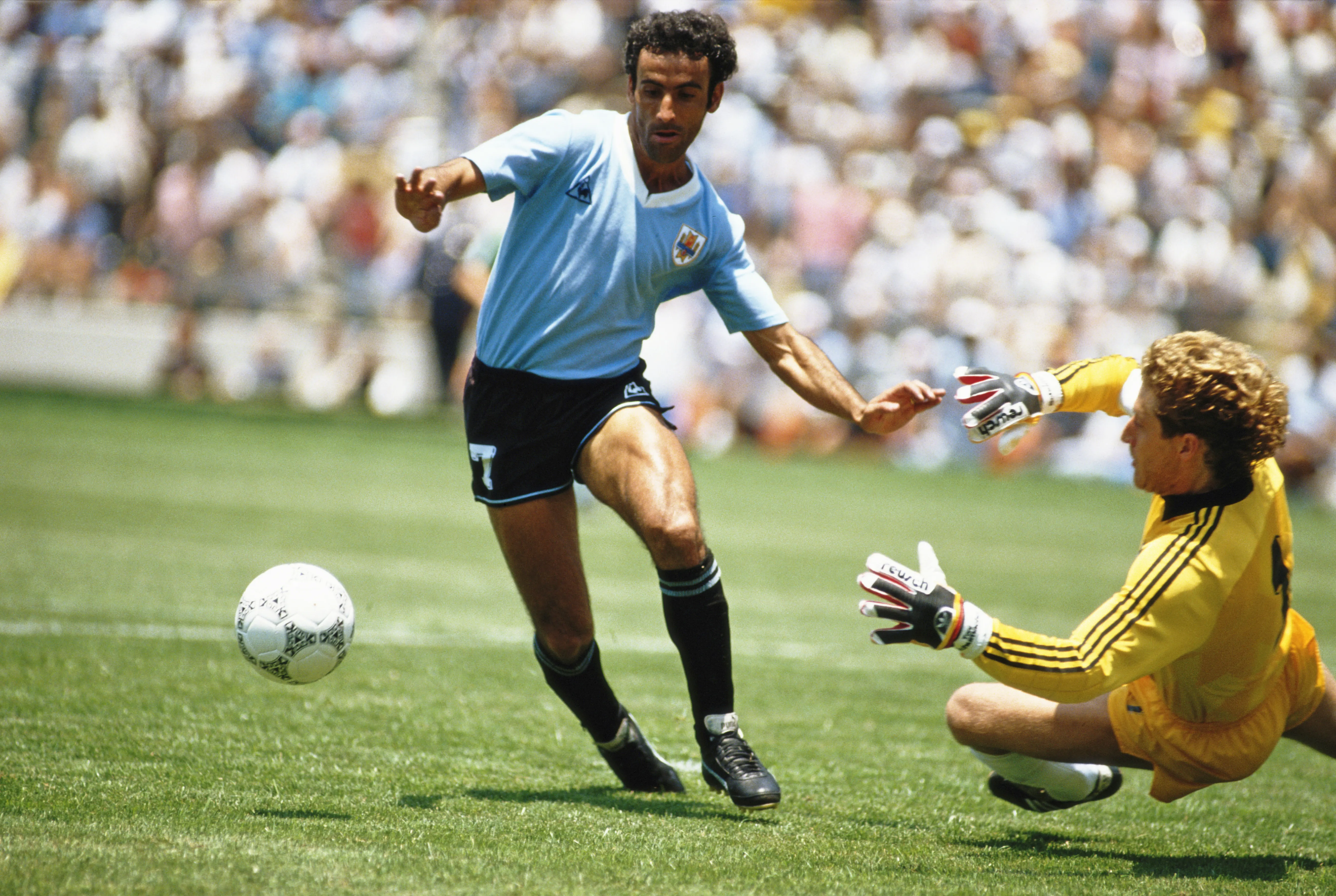 Antonio Alzamendi en el Mundial 86. (Foto: Getty).