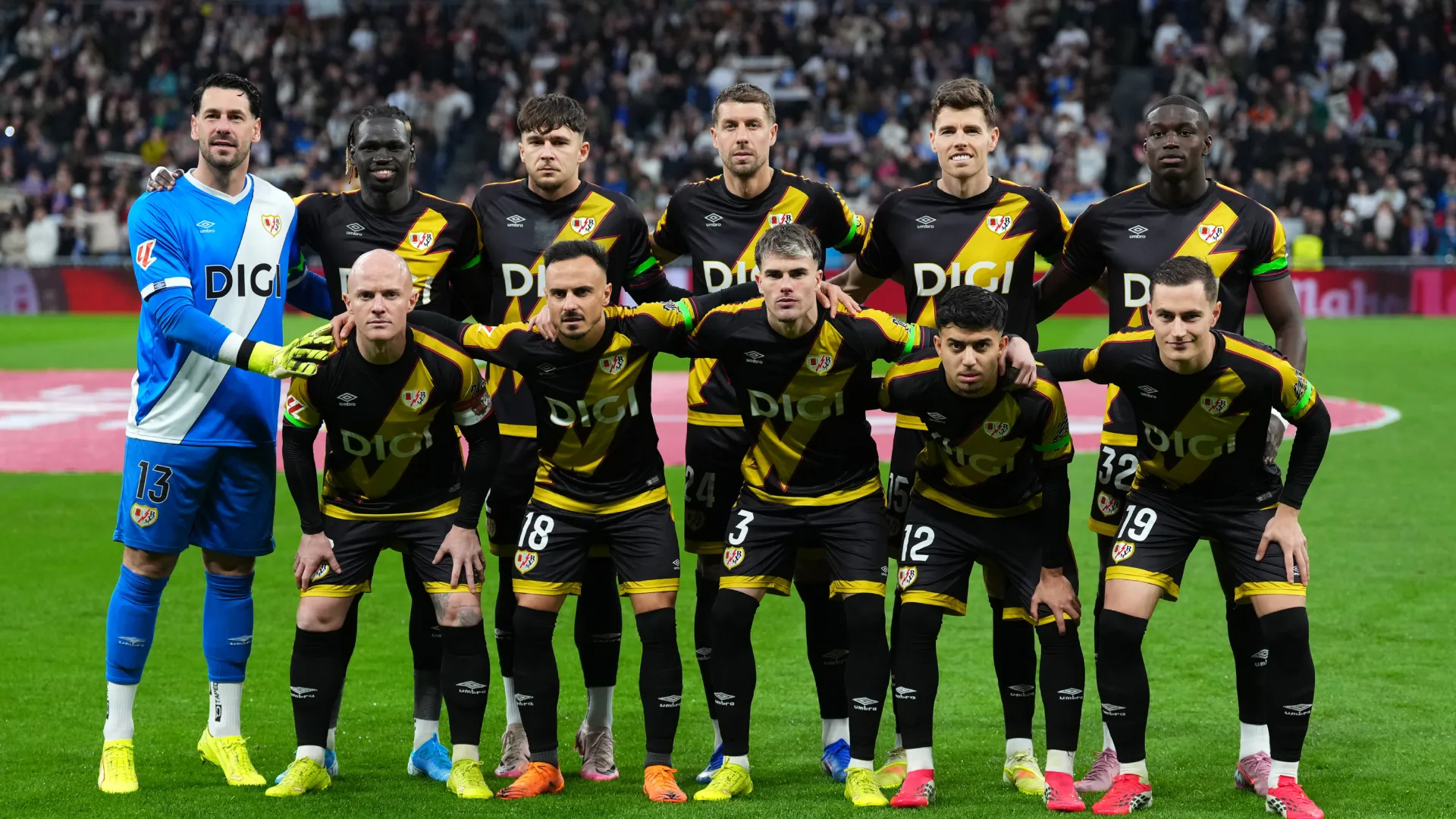 El equipo de Rayo Vallecano.