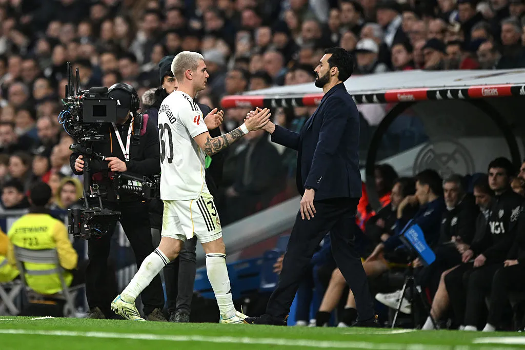 Arbeloa se refirió a lo que ve en Mastantuono y lo que le da a su Real Madrid. (Getty)