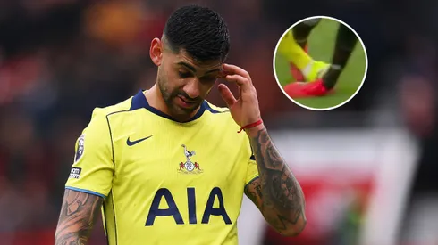 Ni protestó: Cuti Romero se fue expulsado por un planchazo a Casemiro en Tottenham vs. Manchester United