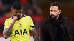 Rio Ferdinand destruyó con 2 palabras a Cuti Romero tras su expulsión en Manchester United vs. Tottenham