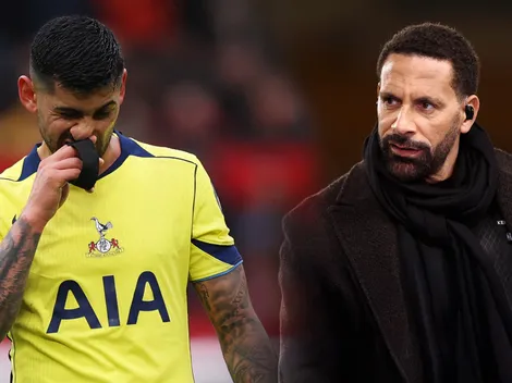 Rio Ferdinand destruyó con 2 palabras a Cuti Romero tras su expulsión en Manchester United vs. Tottenham