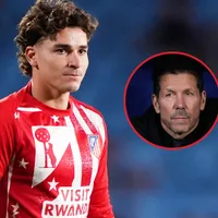 Diego Simeone le restó importancia a la influencia de Julián Álvarez en Atlético de Madrid: “Está claro”