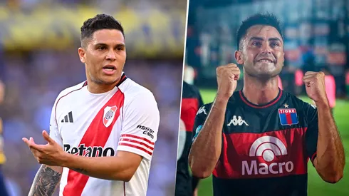 Juan Fernando Quintero y Gonzalo Martínez, protagonistas de River y Tigre.