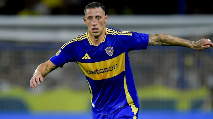 Cristian Lema, durante su estadía en Boca.