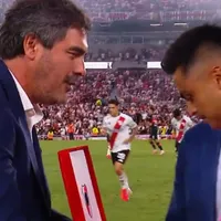 Abrazos, ovación y homenaje de todo River para Pity Martínez en la previa vs. Tigre: “Qué loco que estás”