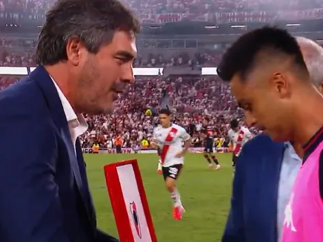 Abrazos, ovación y homenaje de todo River para Pity Martínez en la previa vs. Tigre: “Qué loco que estás”