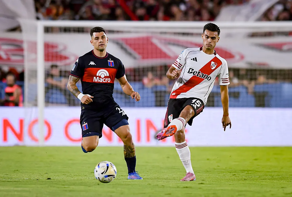 Fausto Vera en medio de una descarga. (Foto: Getty)