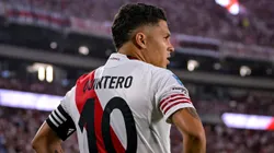 Juan Fernando Quintero, titular y capitán con River en la derrota ante Tigre.