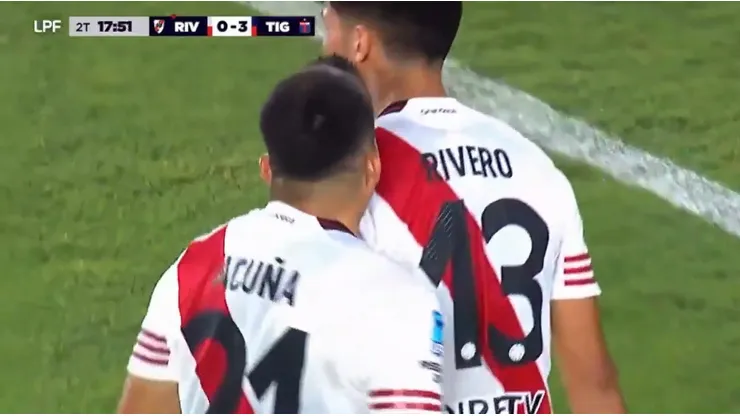 Marcos Acuña se enojó con Lautaro Rivero.