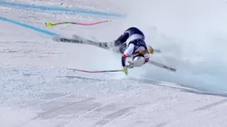 Lindsey Vonn sufrió una dura caída.