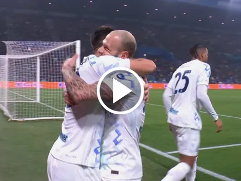 El gol de Lautaro Martínez en la victoria de Inter ante Sassuolo por la Serie A de Italia