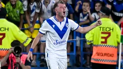 Matías Pellegrini, autor de los goles de Vélez ante Boca.