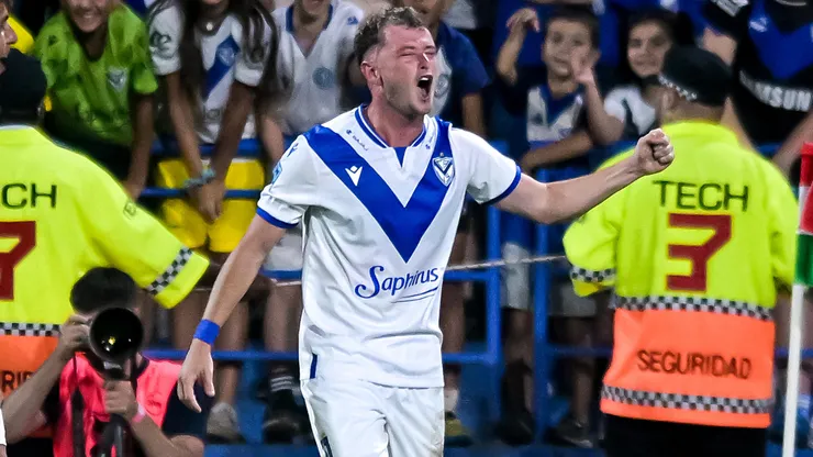 Matías Pellegrini, autor de los goles de Vélez ante Boca.