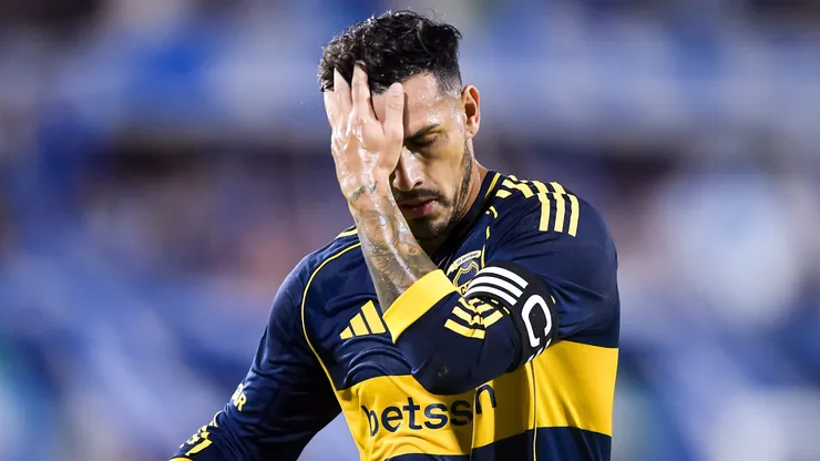 Leandro Paredes lamenta la derrota de Boca ante Vélez.