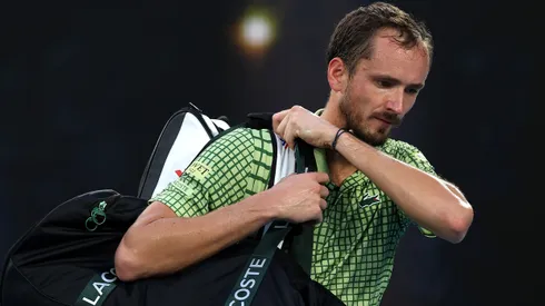 Daniil Medvedev, eliminado con polémica en la primera ronda de Rotterdam.
