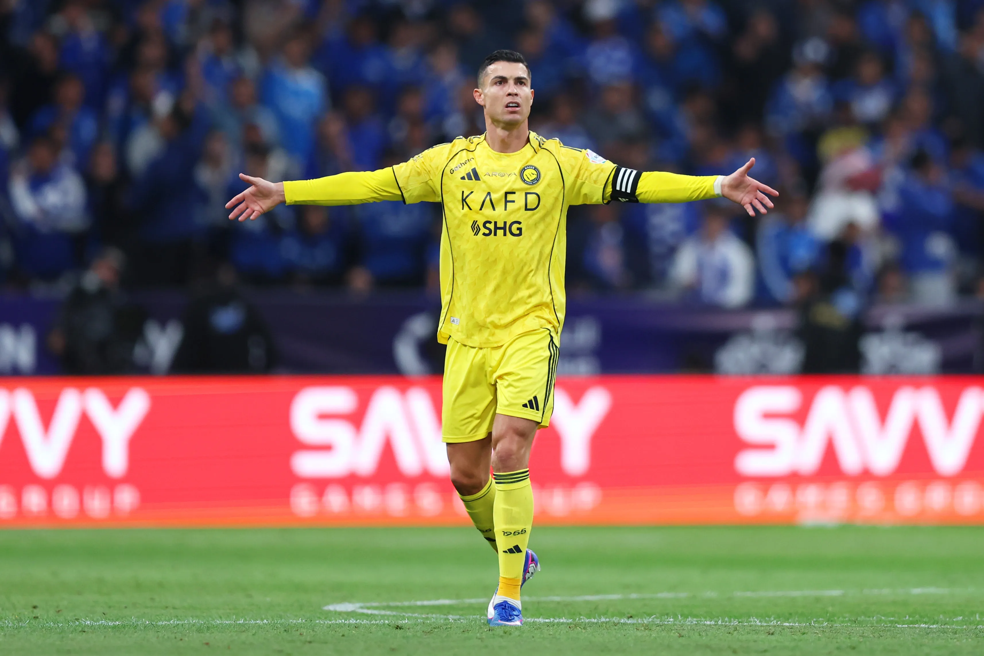 Cristiano Ronaldo, astro portugués de Al Nassr. (Getty Images)