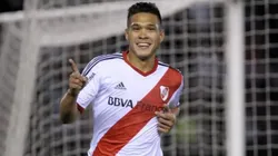 Teófilo Gutiérrez, durante su estadía en River Plate.