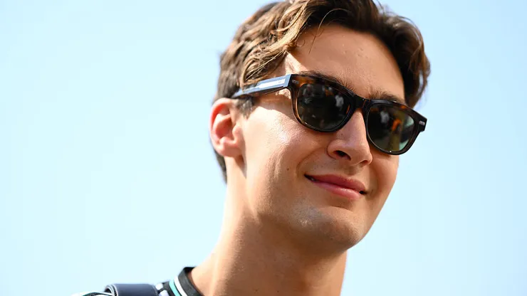 George Russell hizo la pole position para la sprint