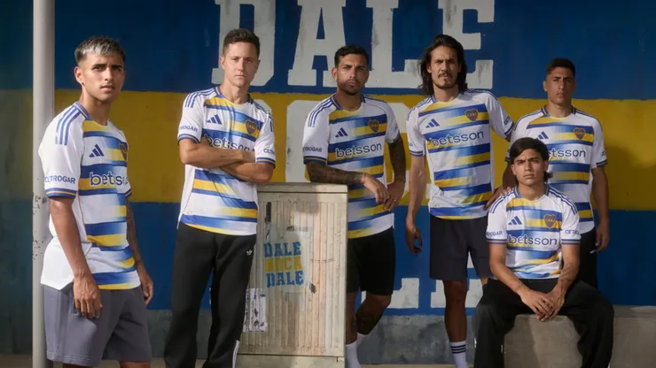 Boca presentó su nueva camiseta.