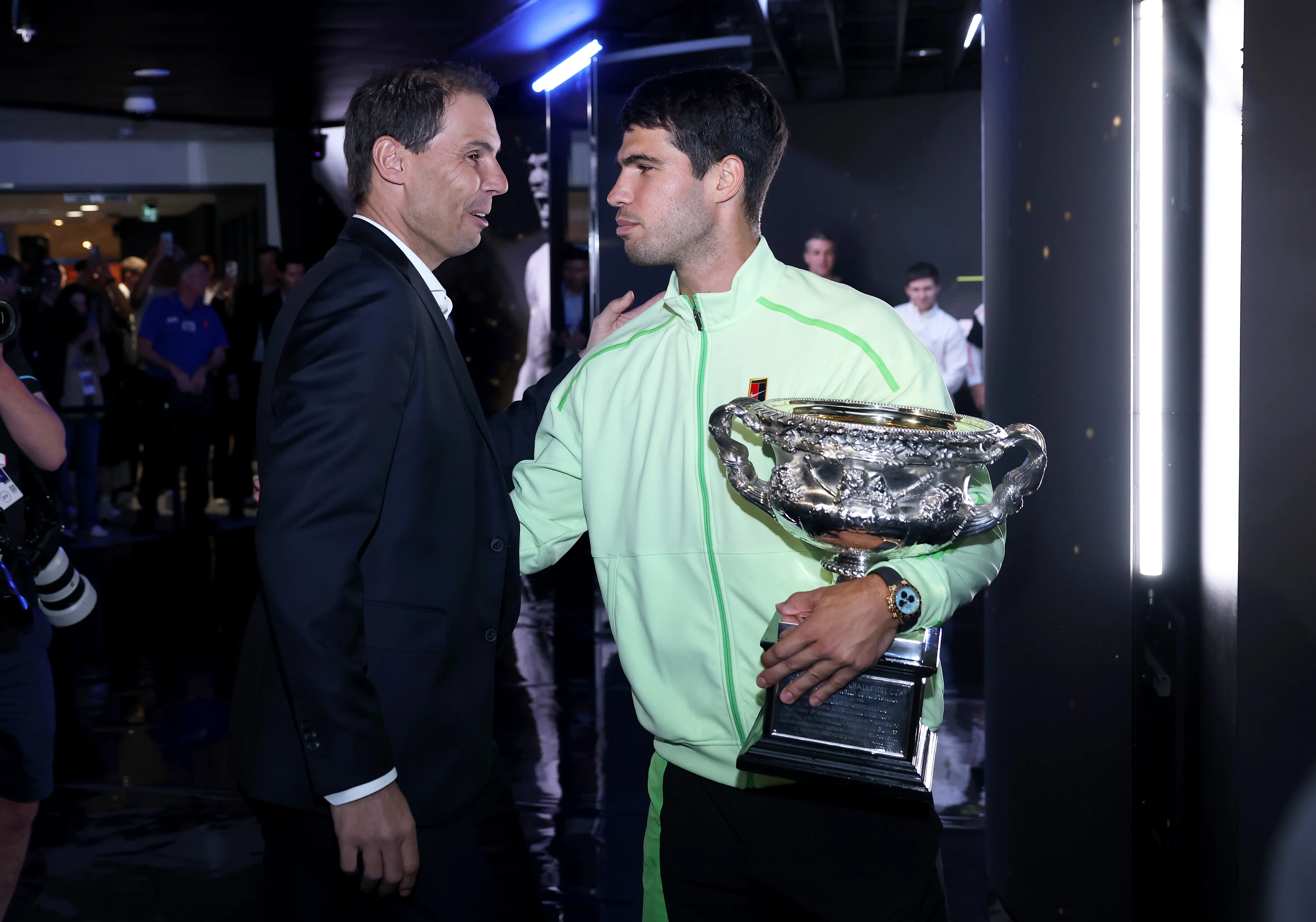 Nadal y Alcaraz. (Foto Getty).