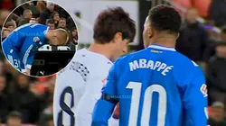 Kylian Mbappé criticó a Franco Mastantuono tras una jugada en ataque.