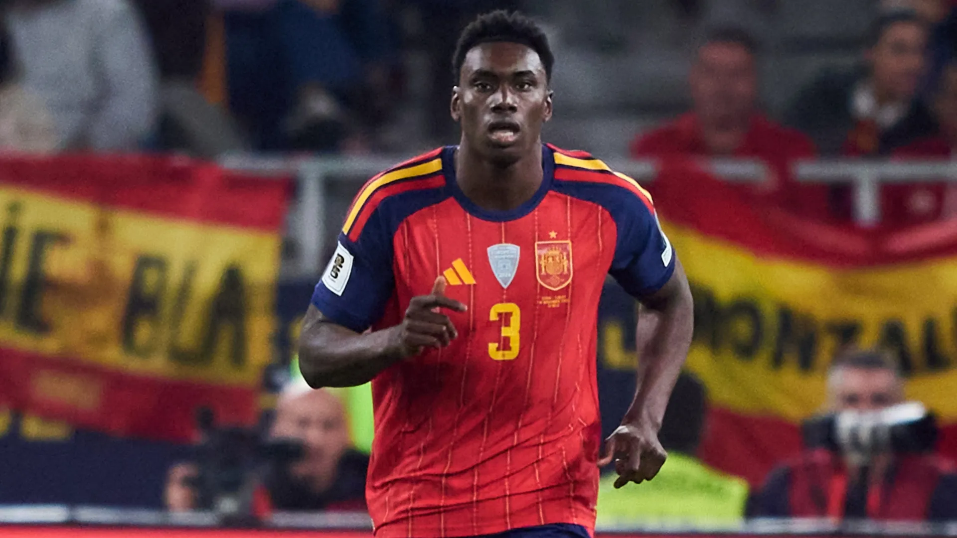 Samu, delantero de España. (Foto: Getty)