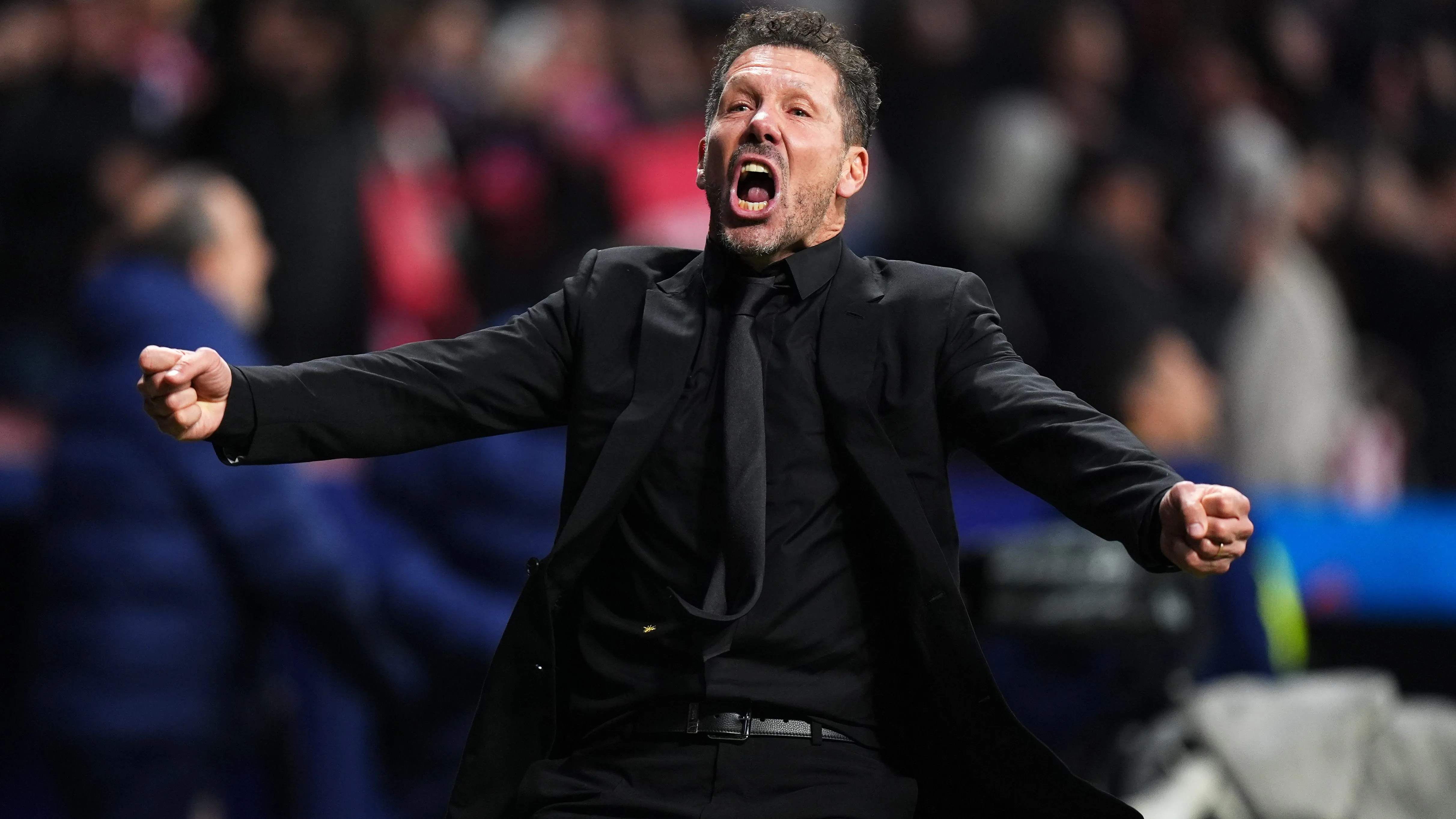 Diego Simeone, entrenador de Atlético de Madrid. (Getty Images)