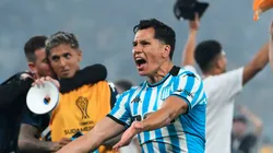 Leonardo Sigali durante su etapa en Racing.