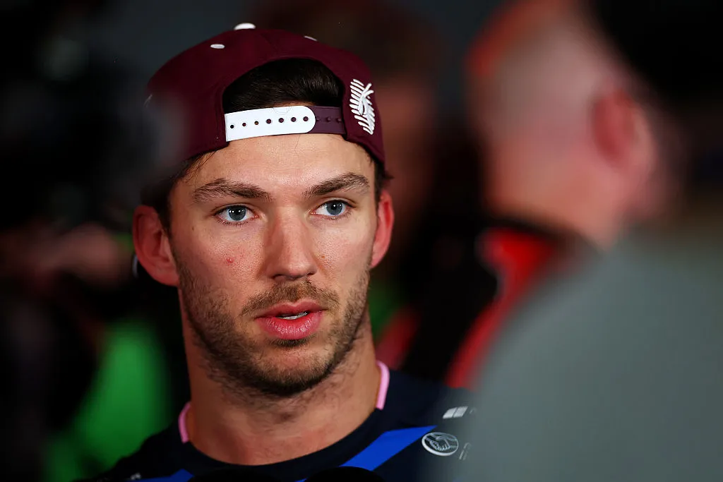 Gasly se mostró contento con el primer día de pruebas en Bahréin. (Getty)